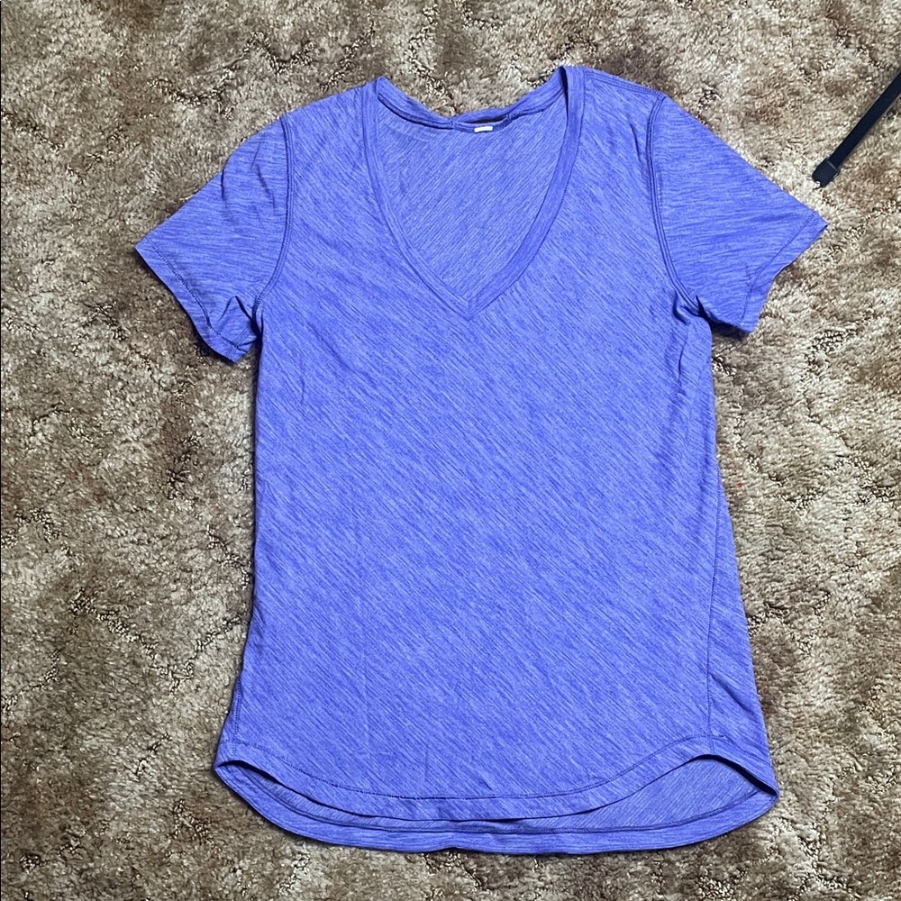 Lululemon Purple Basic Short Sleeve Tee‎ Size 6